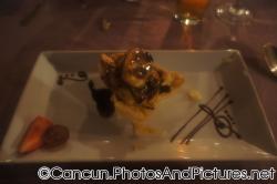 Banana Flambe dessert at Ocean Coral & Turquesa outdoor Italian Restaurant.jpg
