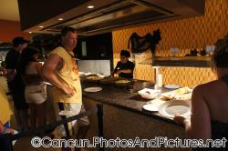 Busy omelet station at Ocean Coral & Turquesa breakfast buffet.jpg