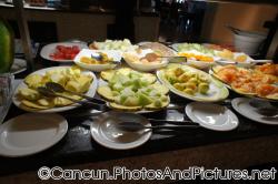 Fresh fruits at breakfast buffet of Ocean Coral & Turquesa.jpg