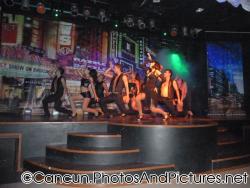 Dancers strike a pose at the Ocean Coral & Turquesa show.jpg