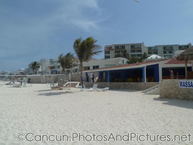 Beach area of Cancun Solymar condos near GR Solaris.jpg