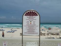 Beach rules according to Crown Paradise resort next to GR Solaris.jpg