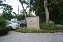 Bahia Spa parking area at Gran Bahia Principe Sian Kaan.jpg