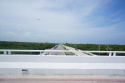 Crossing the bridge from Gran Bahia Principe Sian Kaan to other Gran Bahia Principe hotels.jpg