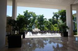 Large outdoor seating area just past the Bahia Principe Sian Kaan lobby.jpg