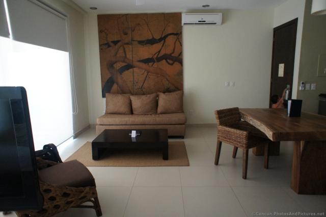 Living room eating area of Bahia Principe Sian Kaan junior suite.jpg