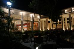 Outdoor seating area next to Gran Bahia Principe Sian Kaan lobby and Yal-Ku Restaurant.jpg