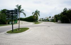 Street sign and roads at Grand Bahia Principe Sian Kaan.jpg