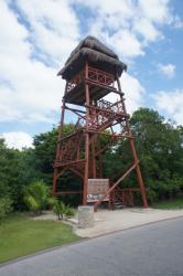 Wooden watchtower near Gran Bahia Principe Akumal.jpg