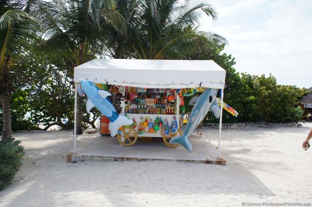 Concession stand at Gran Bahia Principe Akumal beach.jpg