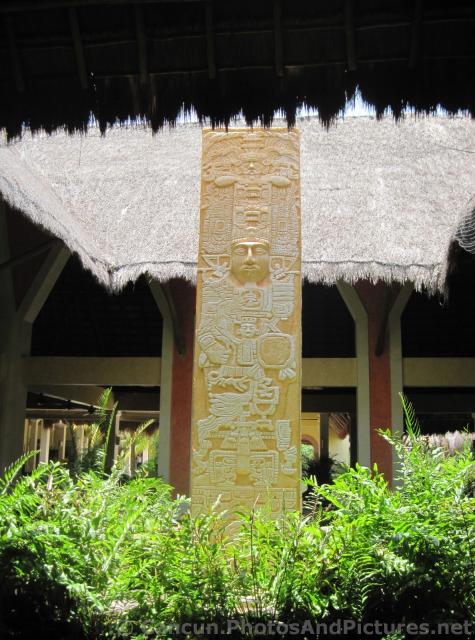 Mayan Column Scuplture at Grand Palladium Kantenah.jpg