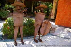 Detailed Metal Musician Statues at Grand Palladium Kantenah.jpg