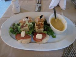 Proscuitto Starter at Grand Palladium Kantenah Punta Emilia Restaurant.jpg