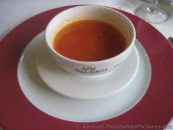 Roasted Tomato Soup at Mare Nostrum Restaurant at Grand Palladium Colonial.jpg