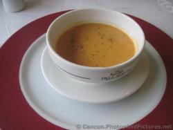 Soup of the Oasis at Mare Nostrum Restaurant at Grand Palladium Colonial.jpg