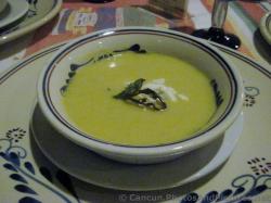 Soup served at La Adelita Restaurant at Grand Palladium Colonial.jpg