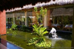 Fountain outside of restaurant at Grand Palladium Kantenah.jpg