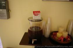 Hibiscus Water served at Renova Spa Grand Palladium Riviera Maya.jpg