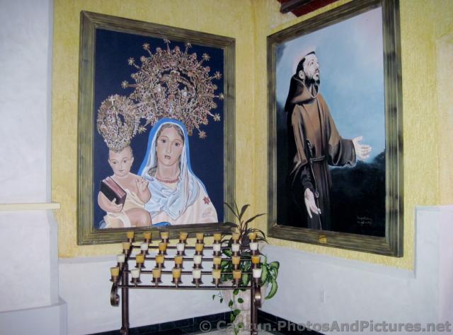 Catholic Religious Art inside Wedding Chapel of Grand Palladium Riviera Maya.jpg