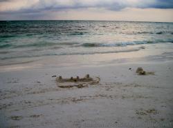 Sand Castle on the beach at Grand Palladium Riviera Maya.jpg