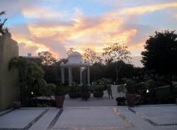 Sunset at the Wedding Chapel Grand Palladium Riviera Maya.jpg