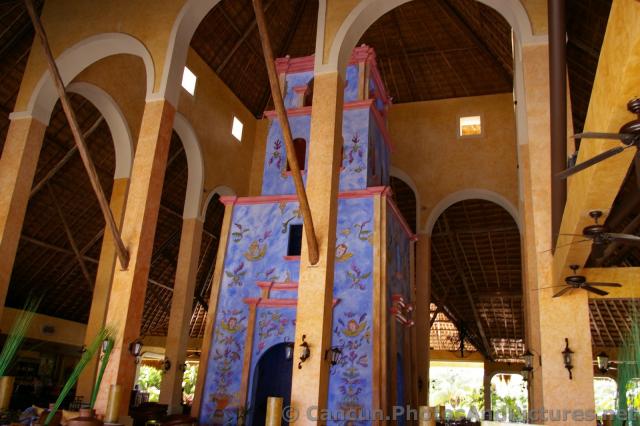 Tri-level Lavender Tower at Grand Palladium Riviera Lobby.jpg