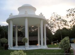 White Pavillion near the Wedding Chapel of Grand Palladium Riviera Maya.jpg