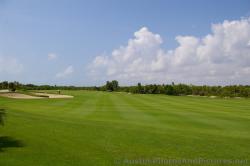 Lush green fairway at the Playa Mujeres golf course in Cancun Mexico.jpg