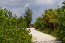 Playa Mujeres lagoon bridge with zen pavillions entrance area.jpg
