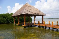 Covered bridge area at Playa Mujeres swamp.jpg