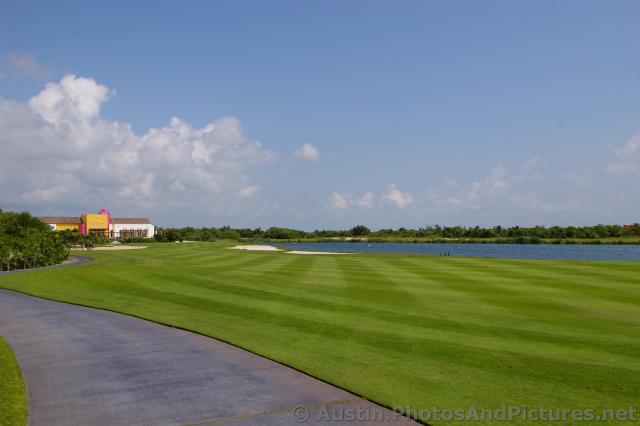 Fairway near the Playa Mujeres golf club house.jpg