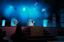 Dancers perform on stage of Gran Bahia Coba stage during show.jpg