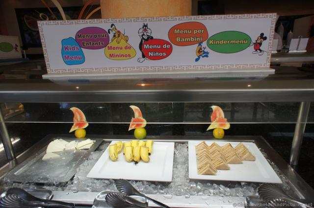 Kid's Menu buffet area at Kulkulcan restaurant Bahia Principe Coba.jpg