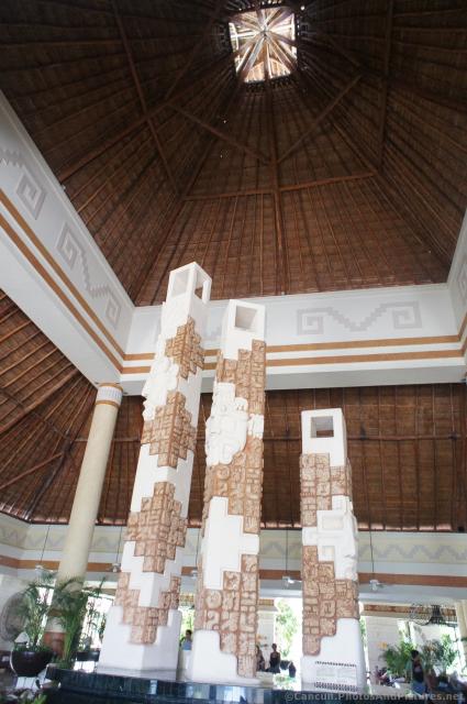 Stone columns and roof of Gran Bahia Principe Coba.jpg