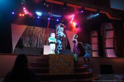 Toy Story characters on stage at Gran Bahia Coba show.jpg