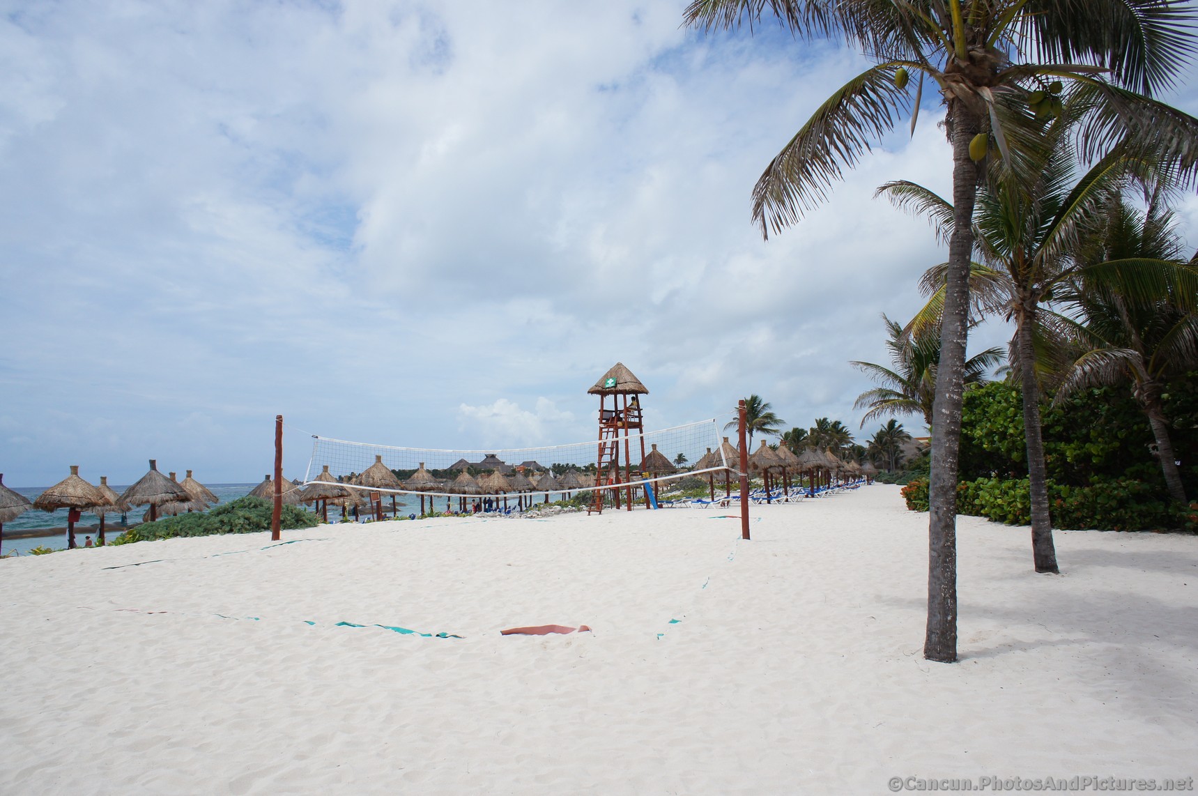 Volleyball net at Grand Bahia Principe Tulum.jpg