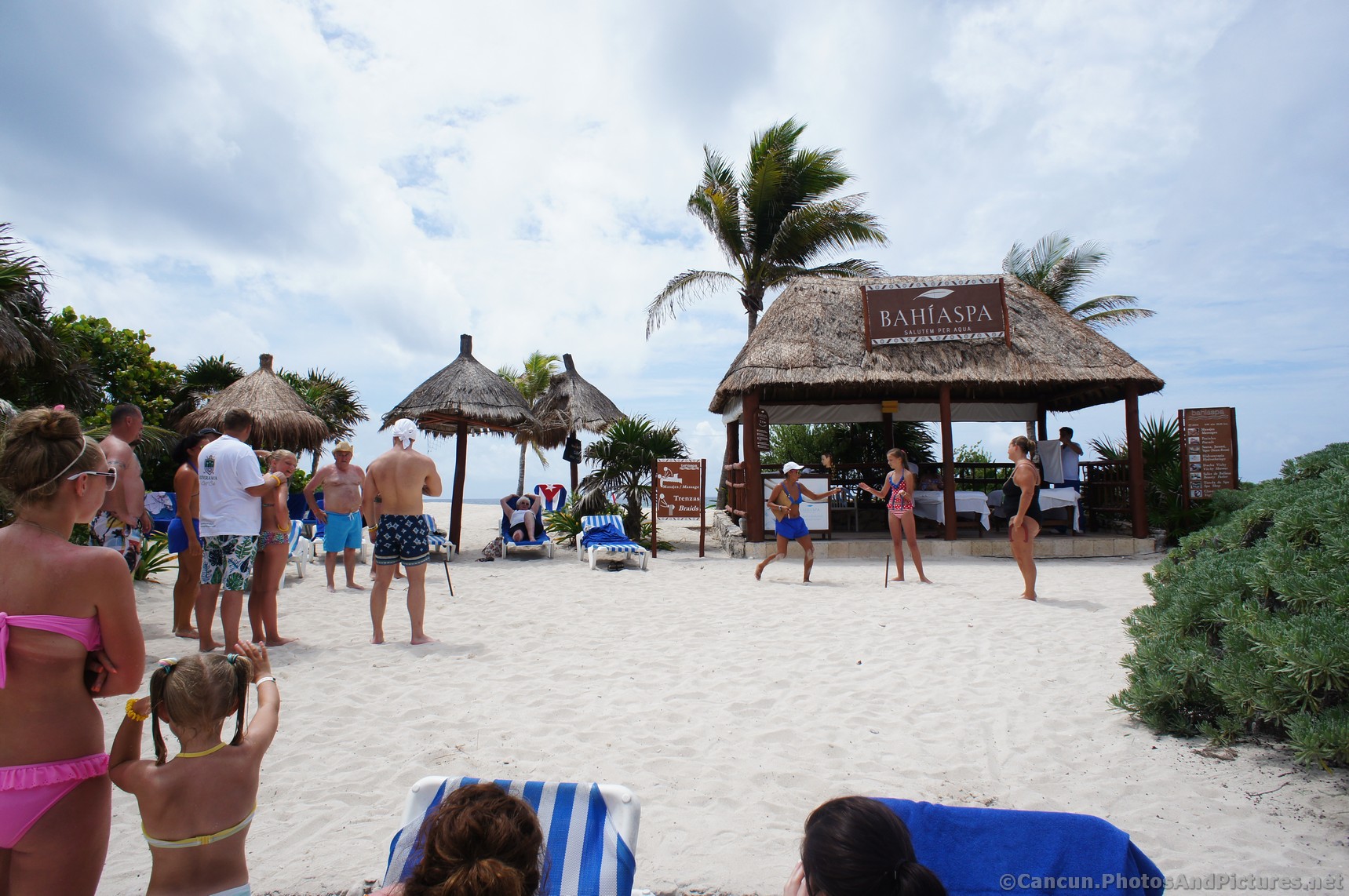 Beach area of Grand Bahia Principe Tulum.jpg