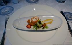 Mousse stuffed tomato salad at Alux restaurant at Gran Bahia Principe Sian Kaan.jpg