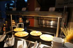 Pizza served at Yal-Ku Restaurant buffet Gran Bahia Principe Sian Kaan.jpg