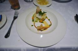 Sea bass with shrimp entree at Alux restuarant Gran Bahia Principe Sian Kaan.jpg