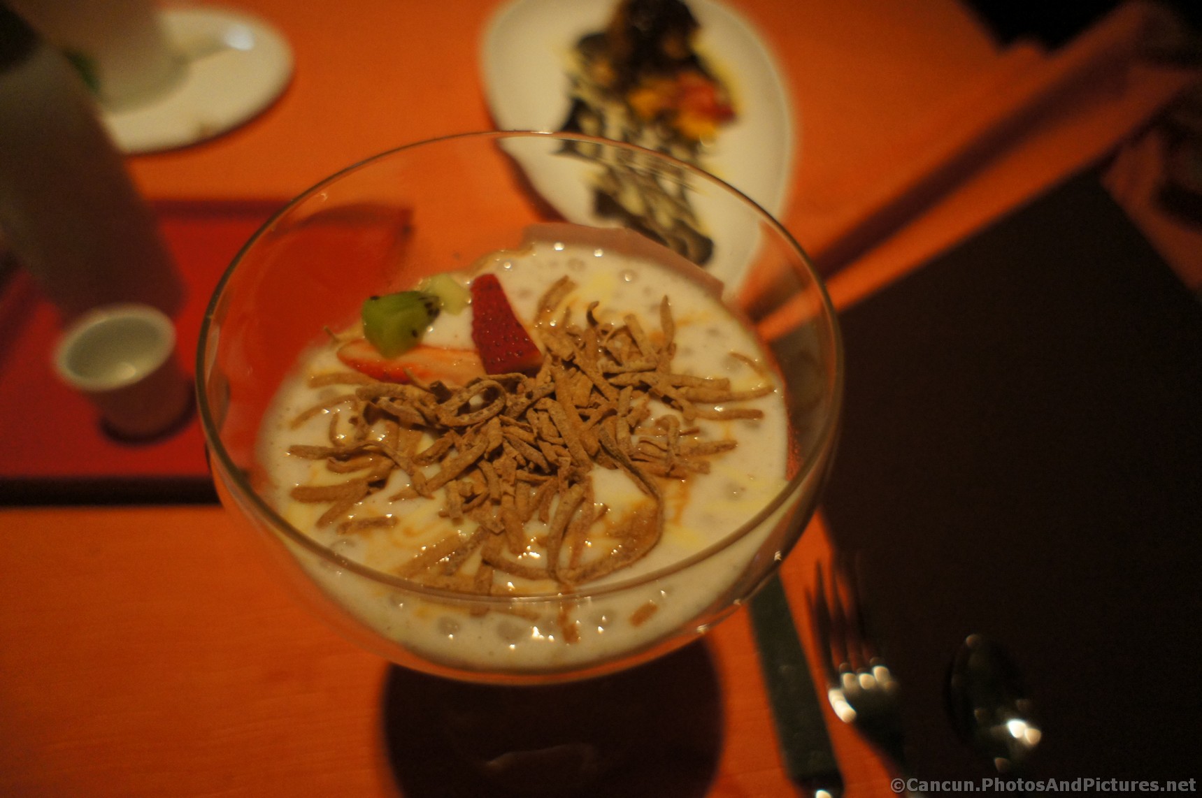 Tapioca dessert at Maiko Restaurant Bahia Sian Kaan.jpg