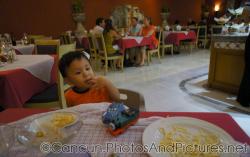 Darwin contemplates his next course of action at GR Solaris Marco Polo Restaurant.jpg