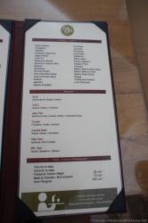 Alchohol drinks menu at Bahia Principe Sian Kaan lobby bar.jpg