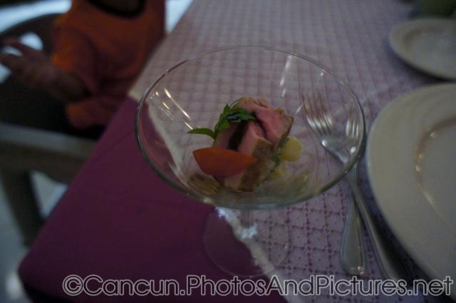 Grilled tuna appetizer at GR Solaris Marco Polo Restaurant.jpg
