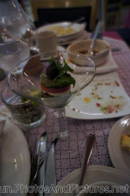 Mushroom cheese and tomato appetizer at GR Solaris Marco Polo Restaurant.jpg