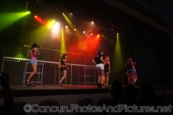 Women dancers perform in shorts on stage at GR Solaris.jpg