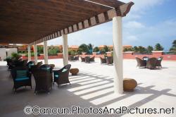 Large patio area outside of lobby of Ocean Coral & Turquesa .jpg