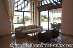 Modern sofa and round chairs at lobby of Ocean Coral & Turquesa.jpg