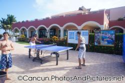 Ping Pong Table Tennis Table next to main pool of Ocean Coral & Turquesa.jpg